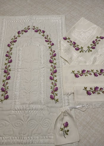 Mor Güllü  5 li set - Görsel 2