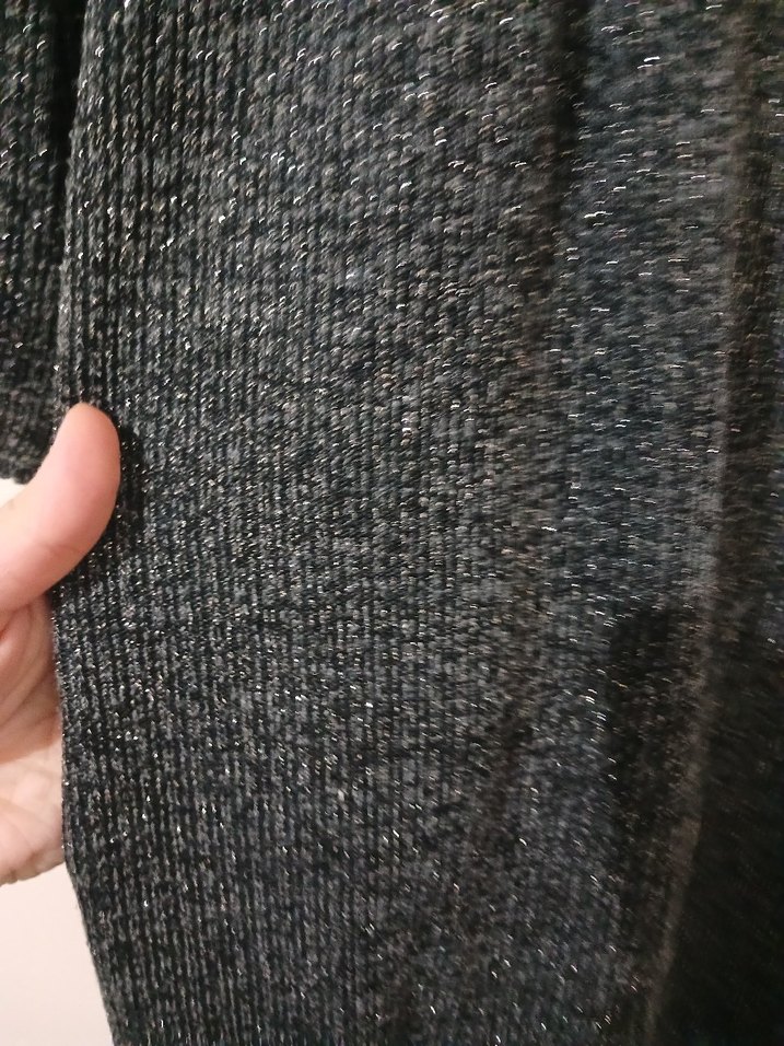 Gri Kadın Uzun Triko Elbise - Görsel 4