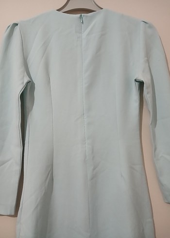 Mavi Uzun Abiye - Görsel 5