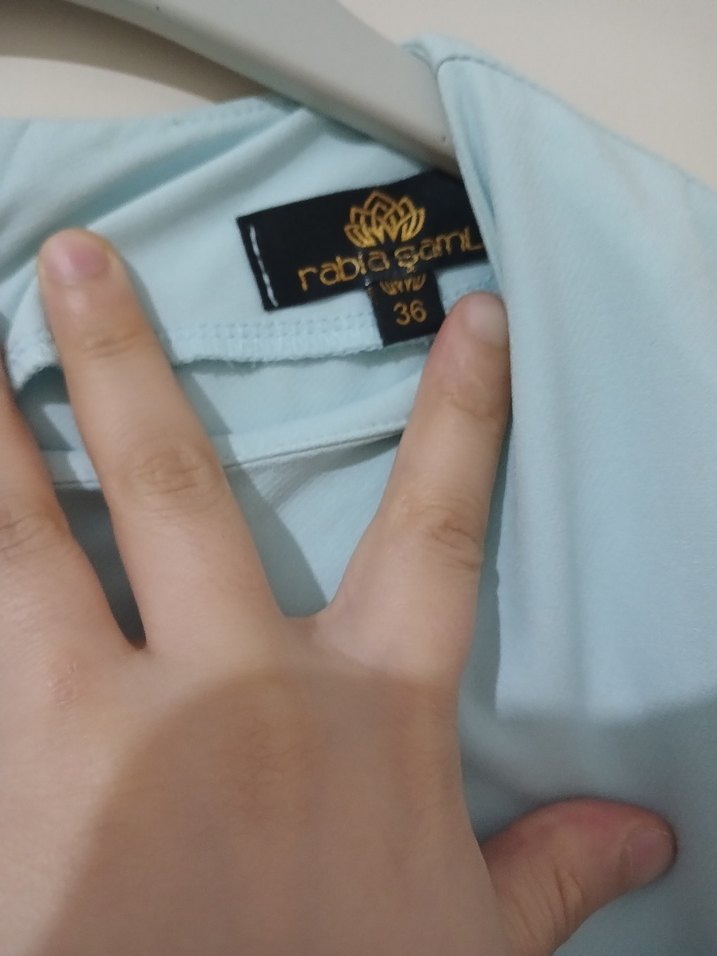 Mavi Uzun Abiye - Görsel 4