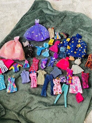  Beden Toplu barbie elbise