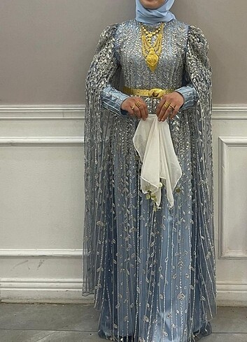 Taşlı prenses model abiye