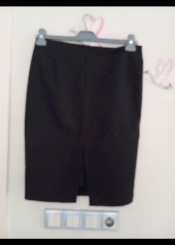 Kadın Siyah Midi Kalem Etek - Görsel 2