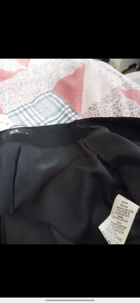 Kadın Siyah Midi Kalem Etek - Görsel 4