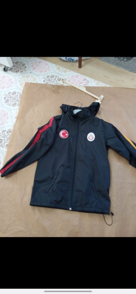 Erkek Siyah Spor Rüzgarlık Ceket - Görsel 2