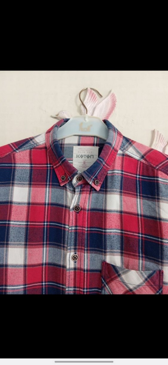 Erkek Ekose Uzun Kollu Gömlek - Görsel 3