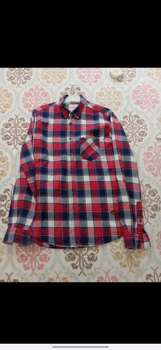 Erkek Ekose Uzun Kollu Gömlek - Görsel 2