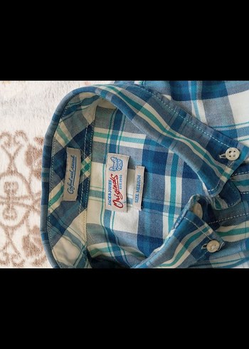 Erkek Mavi Ekose Uzun Kollu Gömlek - Görsel 5