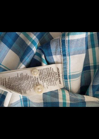 Erkek Mavi Ekose Uzun Kollu Gömlek - Görsel 6