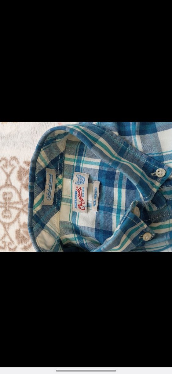 Erkek Mavi Ekose Uzun Kollu Gömlek - Görsel 5