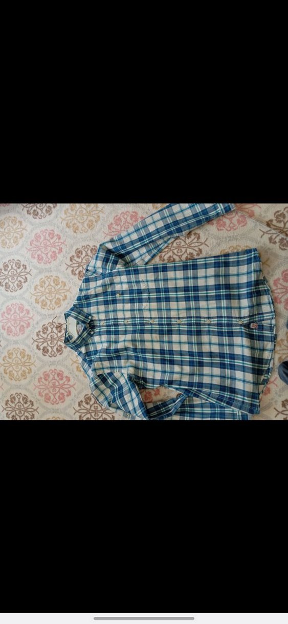 Erkek Mavi Ekose Uzun Kollu Gömlek - Görsel 2