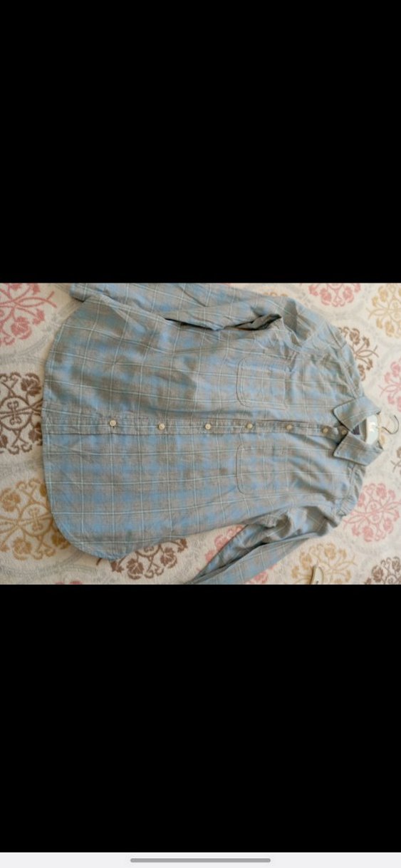 Düğmeli Gri Erkek Gömlek - Görsel 3