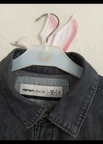 Gri Denim Erkek Uzun Kollu Gömlek - Görsel 4