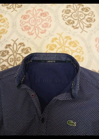 Lacoste Erkek Lacivert Uzun Kollu Gömlek - Görsel 7