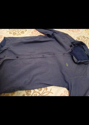 Lacoste Erkek Lacivert Uzun Kollu Gömlek - Görsel 3