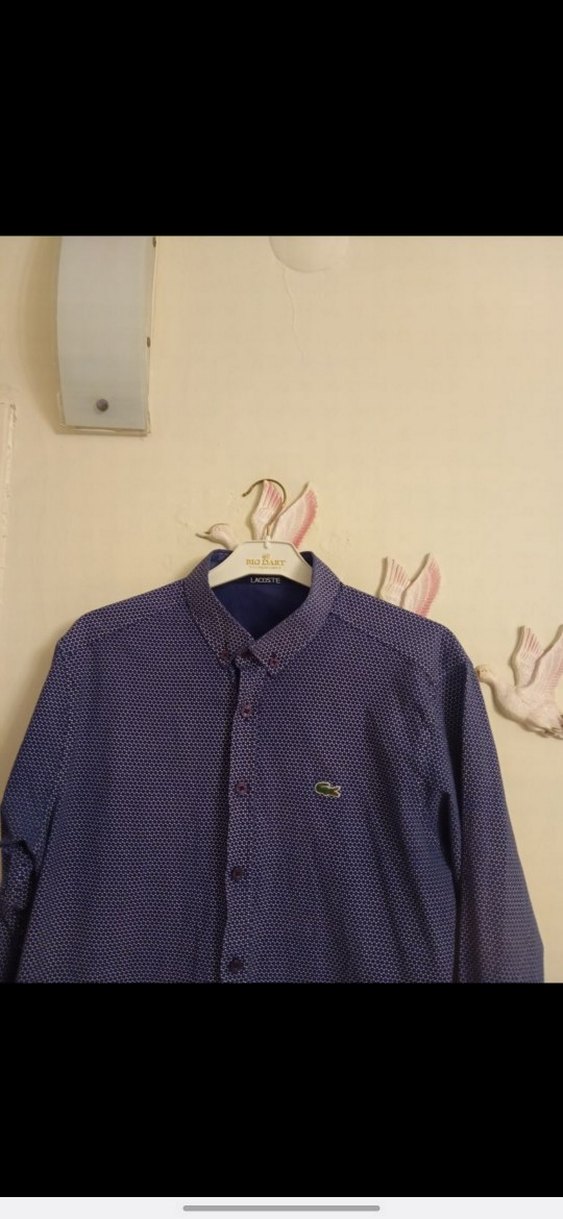 Lacoste Erkek Lacivert Uzun Kollu Gömlek - Görsel 4