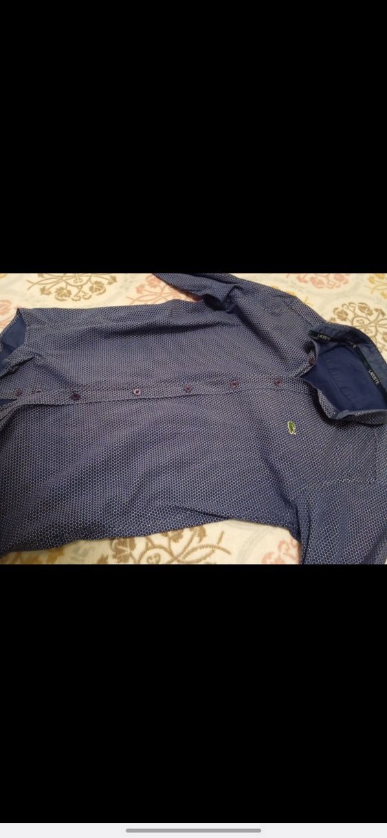 Lacoste Erkek Lacivert Uzun Kollu Gömlek - Görsel 3