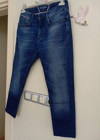 Erkek Lacivert Denim Regular Fit Jean - Görsel 2