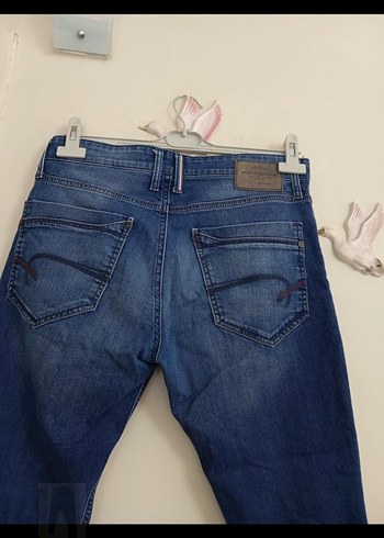 Erkek Lacivert Denim Regular Fit Jean - Görsel 4