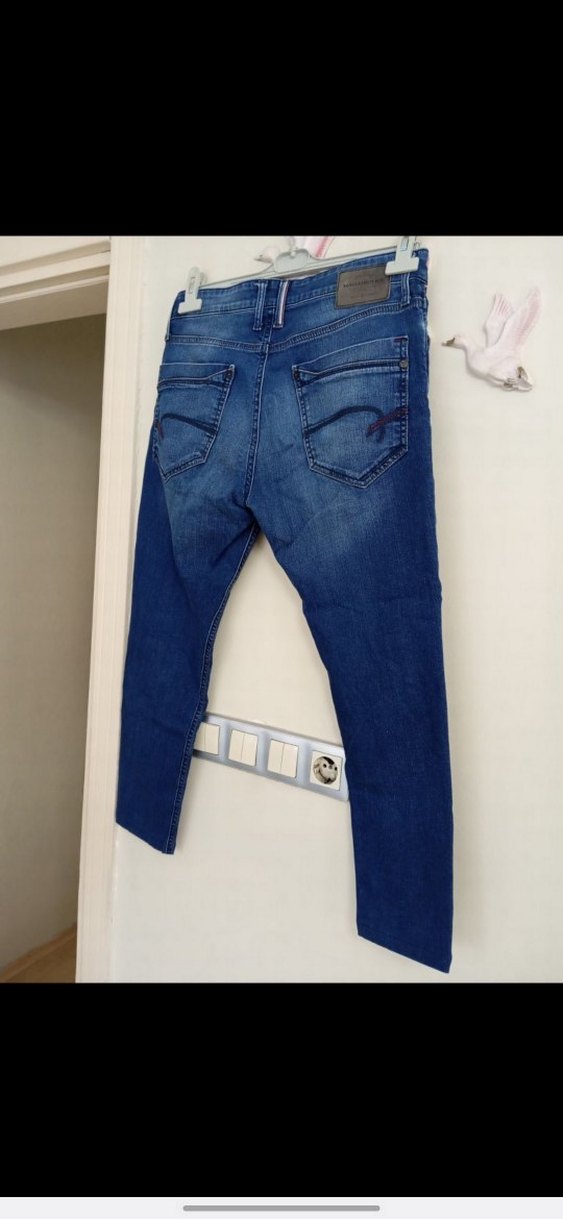 Erkek Lacivert Denim Regular Fit Jean - Görsel 3