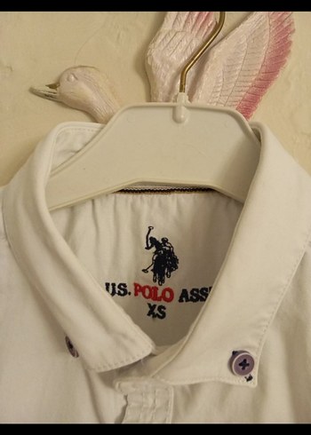 Erkek Beyaz Pamuklu Düğmeli Uzun Kollu Gömlek - Görsel 4