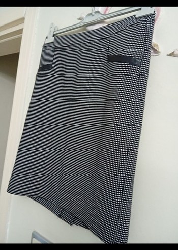 Gri Mini Kadın Eteği - Görsel 2