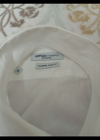 Erkek Beyaz  Uzun Kollu Gömlek - Görsel 6