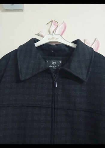 Erkek Battal Boy Kaşe Mont - Görsel 4