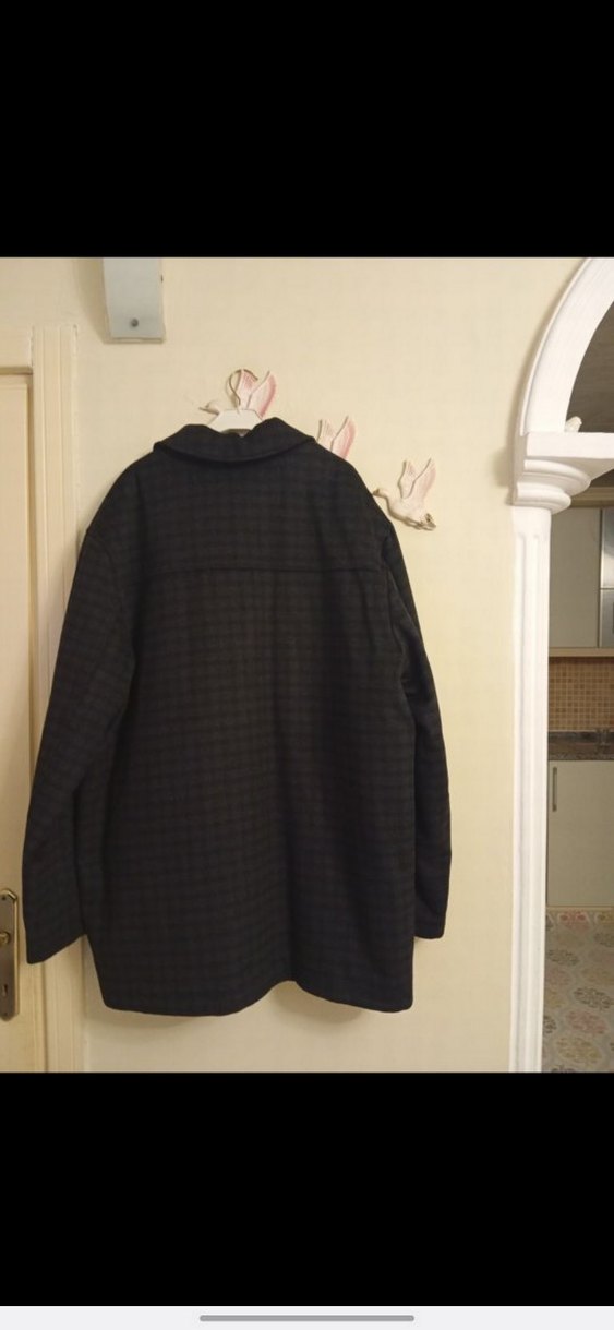 Erkek Battal Boy Kaşe Mont - Görsel 3