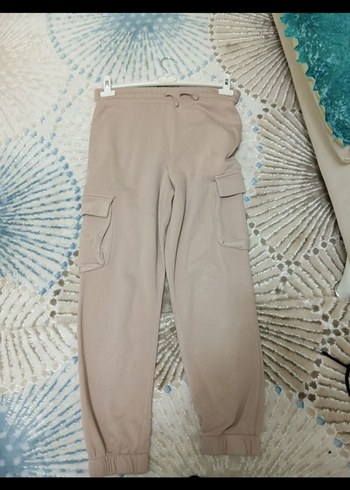 Bej Kadın Rahat Kesim Midi Eşofman - Görsel 4