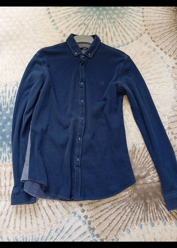 Erkek Lacivert Gömlek - Görsel 3