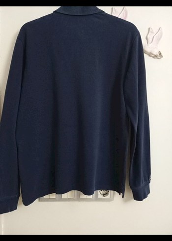 Lacivert Uzun Kollu Polo Tişört - Görsel 5