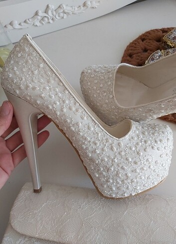 Gelin Ayakkabısı ve Çanta - Görsel 5