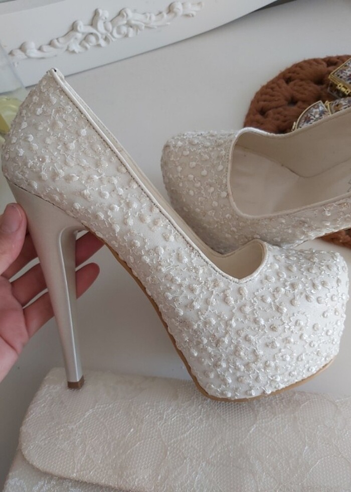 Gelin Ayakkabısı ve Çanta - Görsel 5