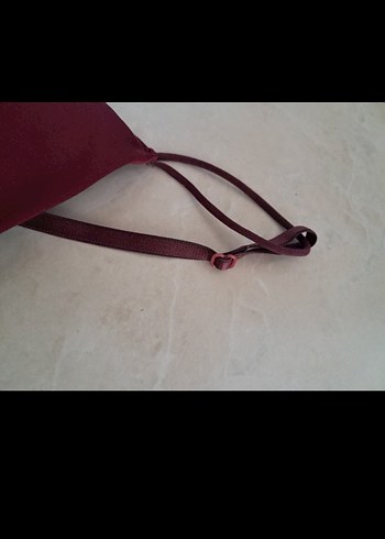 Bordo İnce Askılı Saten Büstiyer marka temsili cok şık - Görsel 3