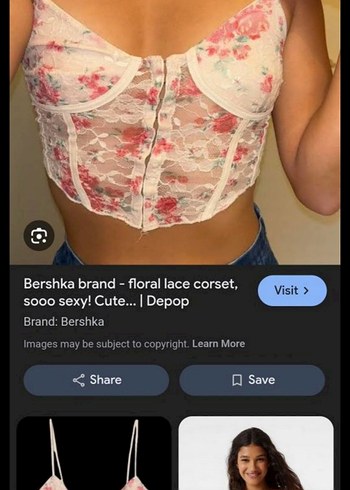 Dantel Detaylı Pembe Strappy Büstiyer - Görsel 2