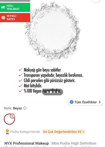 NYX Mini Mat Bitişli Transparan Pudra 2.8 Gr - Görsel 2