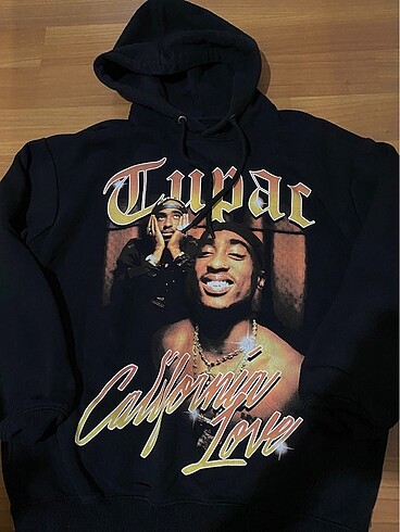 Tupac Sweatshirt pull and beat