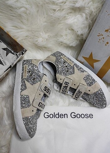 37 Beden beyaz Renk Golden Goose Super-Star Hakiki Deri 