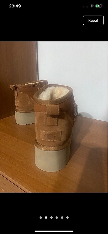 39 Beden camel Renk UGG Akalıtelı orjınala yakın