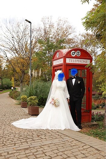 Tesettür gelinlik - Görsel 6