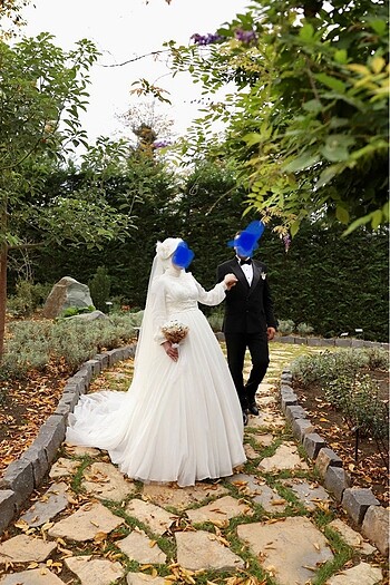 Tesettür gelinlik - Görsel 4