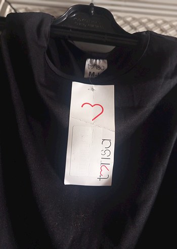 Siyah V Yaka Drapeli Uzun Elbise - Görsel 2