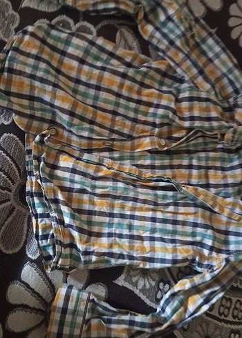 Nakışlı Düğmeli Mavi Kolsuz Kot Ceket - Görsel 3