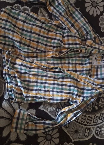 Nakışlı Düğmeli Mavi Kolsuz Kot Ceket - Görsel 4