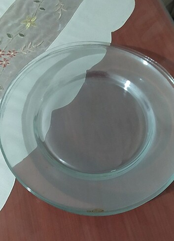 Servis tabağı cam 
