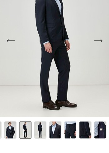 Erkek Regular Fit Lacivert Takım Elbise beymen - Görsel 2