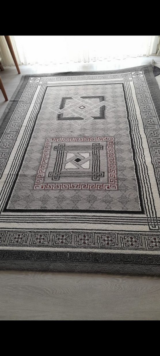 Gri Nakışlı Geleneksel Halı 4 metre kare 160 300 - Görsel 2