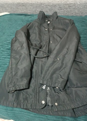 siyah Fermuarlı Kadın Ceket - Görsel 3