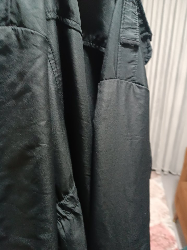 siyah Fermuarlı Kadın Ceket - Görsel 5